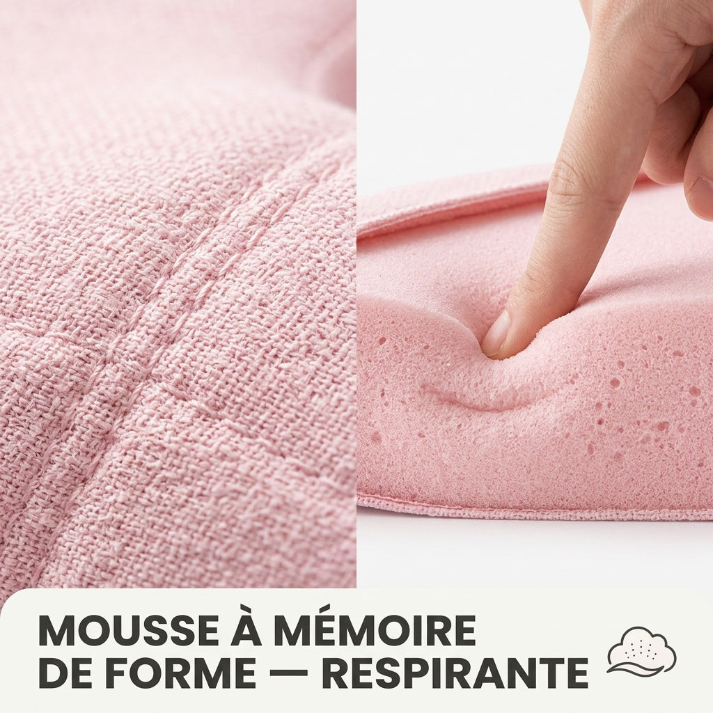 Coussin Coccyx Pro - mousse à mémoire de forme respirante