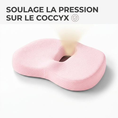 Coussin Coccyx Pro - soulage la pression sur le coccyx