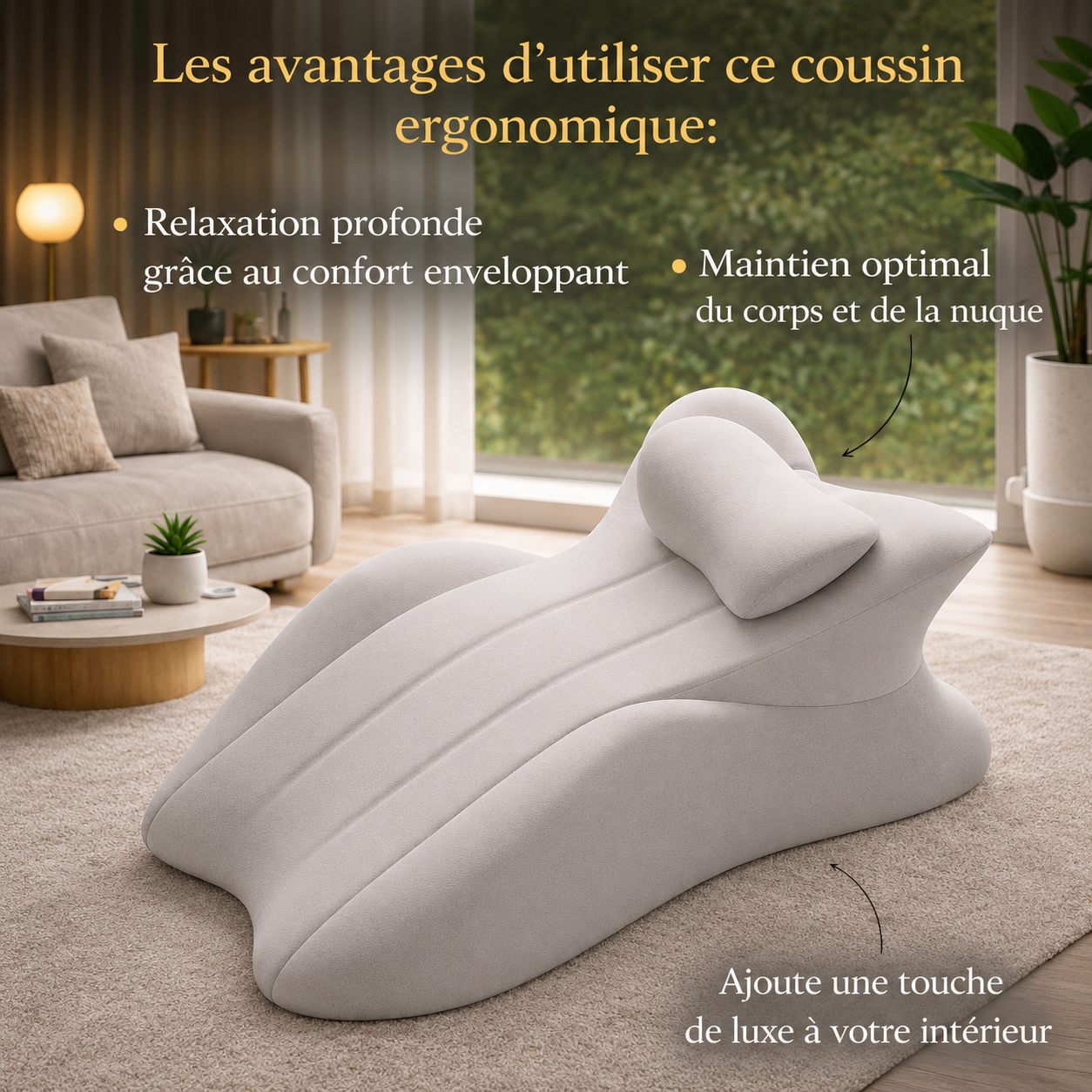 Coussin Confort Mémoire - Vue détail 2
