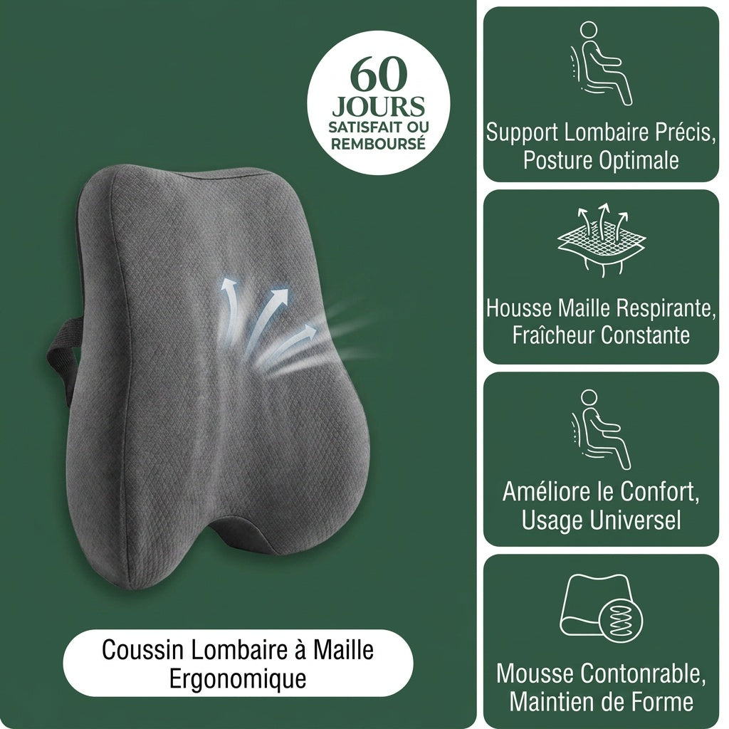 Coussin Hernie Discale - Support Médical Approuvé