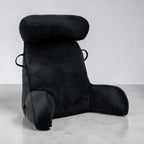 Coussin dossier lecture avec accoudoirs – Noir – vue 4