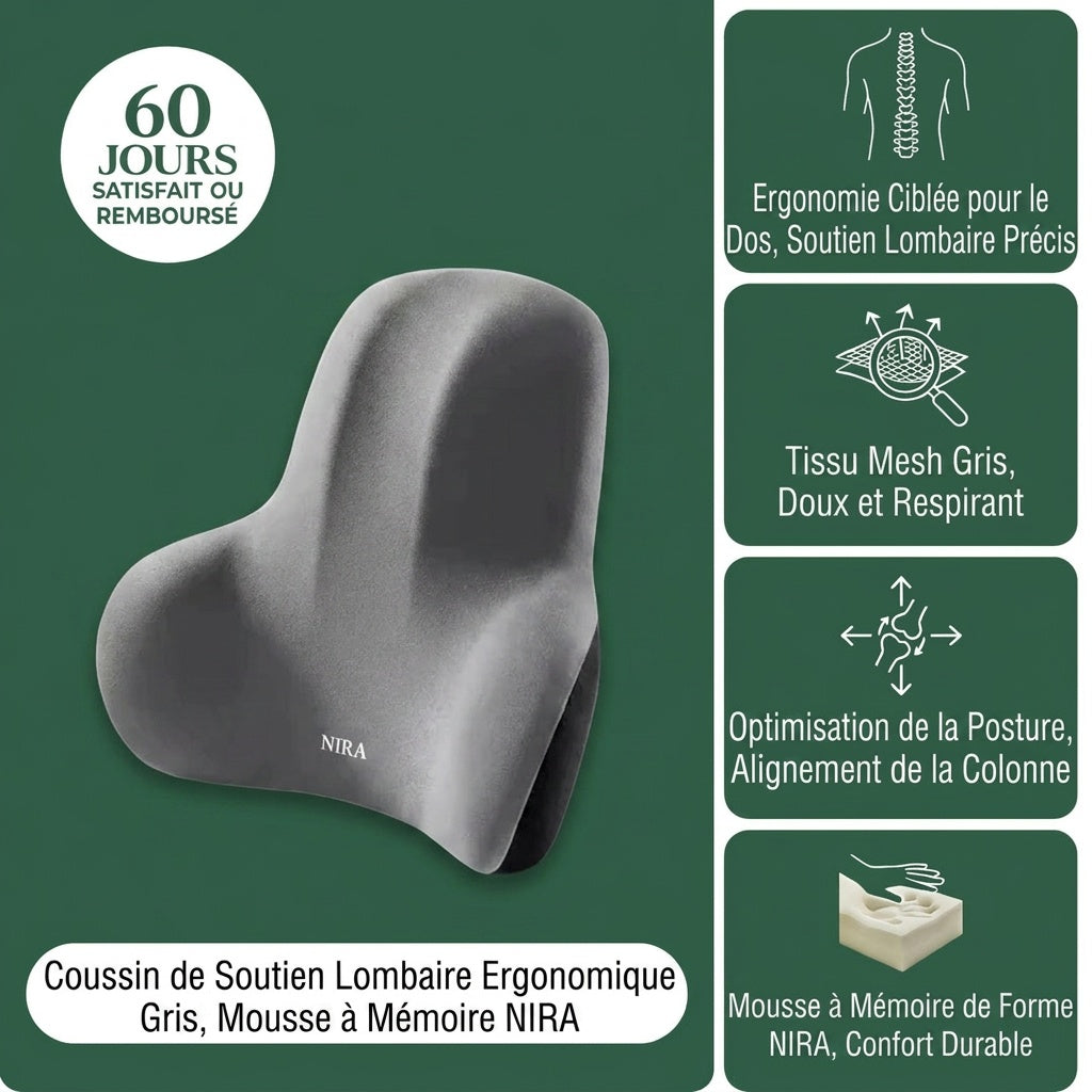 Coussin Orthopédique plus - Soutien Dorsal Médical