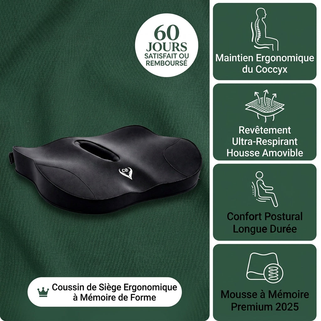 Coussin Portable Premium - Confort nomade Où Vous Soyez