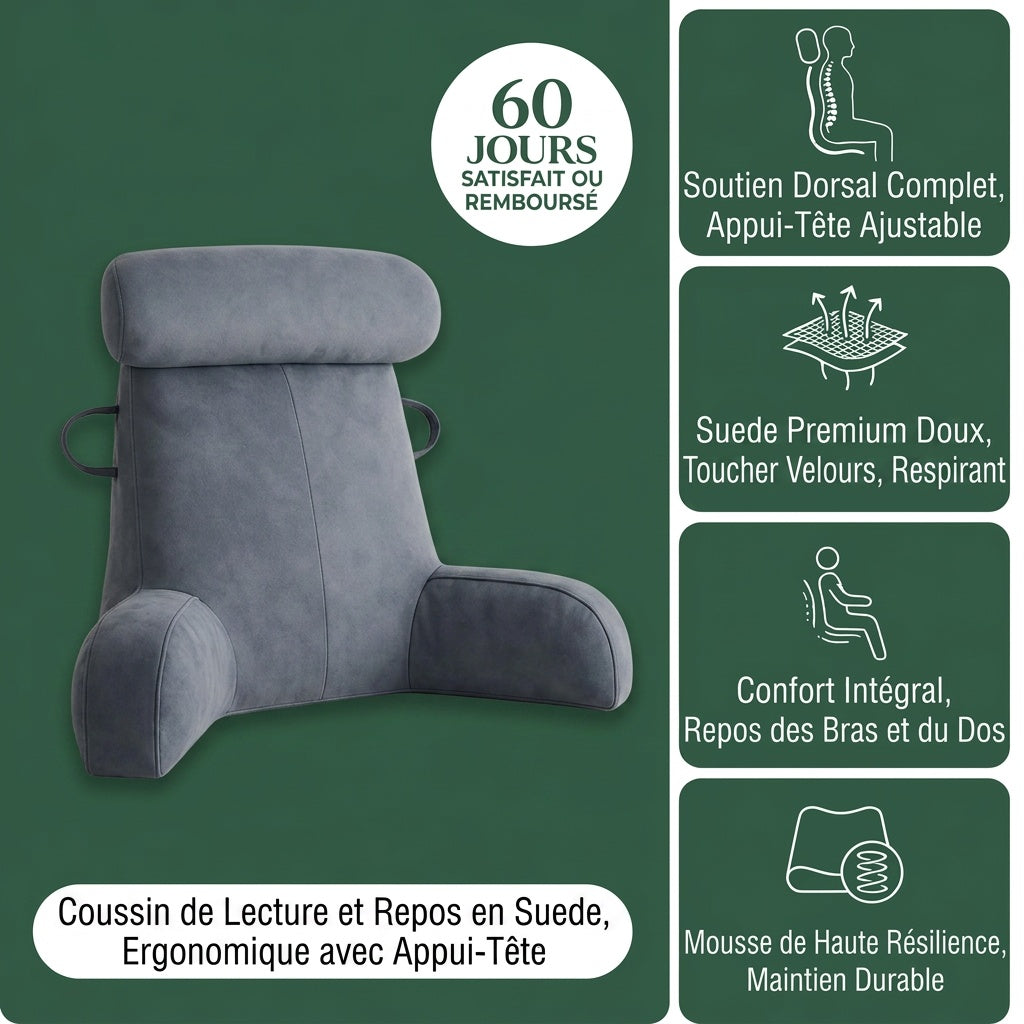 Coussin Soutien Médical - Dos Protégé Certifié